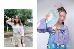 2019年6月杭州悦风美妆学院“夏颜杯“新娘妆作品评选